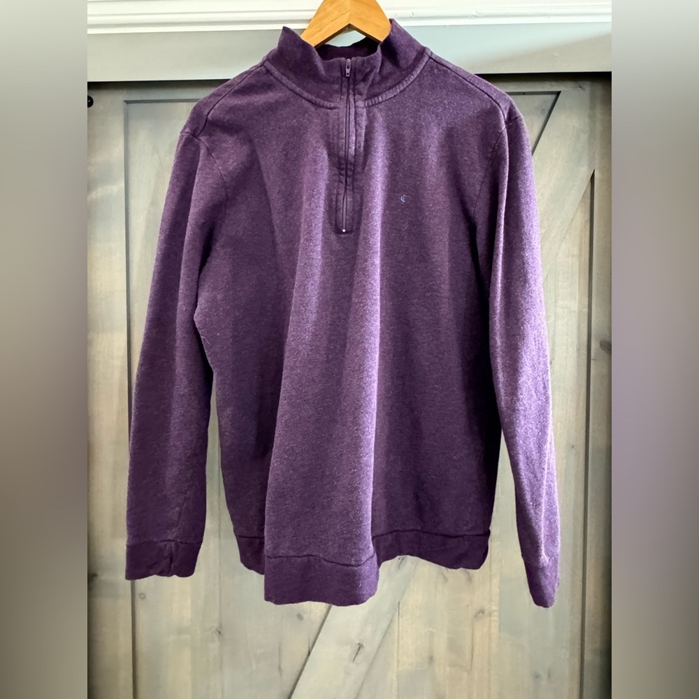 Criquet purple zip sweatshirt